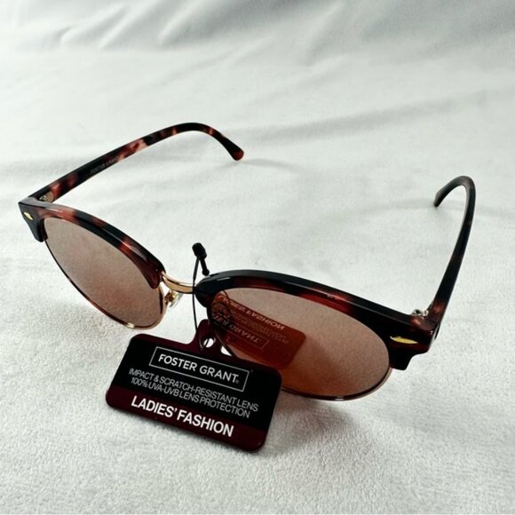 Foster Grant Fashion Sunglasses Tortoise Bundle Tinted Women's Luxury Designer - Picture 4 of 10